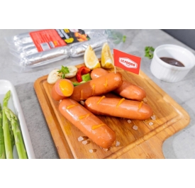 Xúc xích phô mai tan chảy cuộn giấy bạc