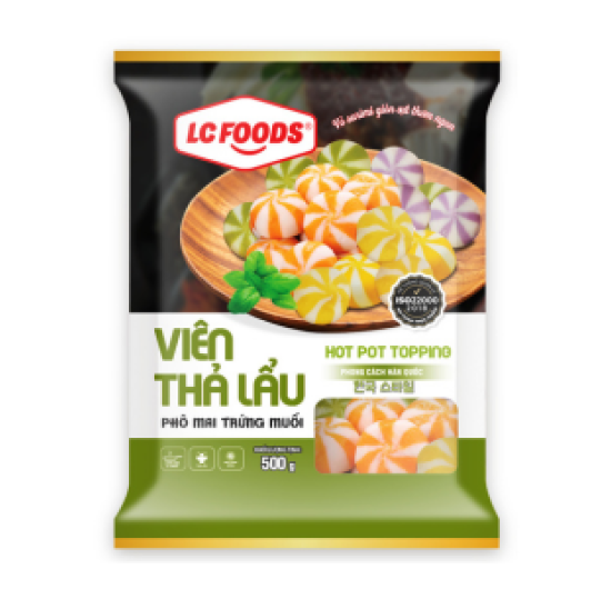 Viên thả lẩu phô mai trứng muối