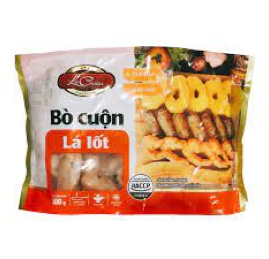 Bò cuộn lá lốt