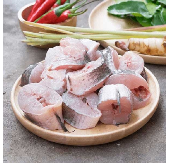 Cá lóc làm sẵn cắt khúc