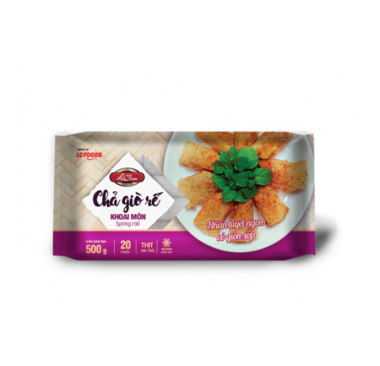 CHẢ GIÒ RẾ KHOAI MÔN 500G