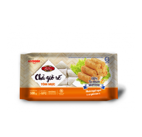 CHẢ GIÒ RẾ TÔM MỰC 500G