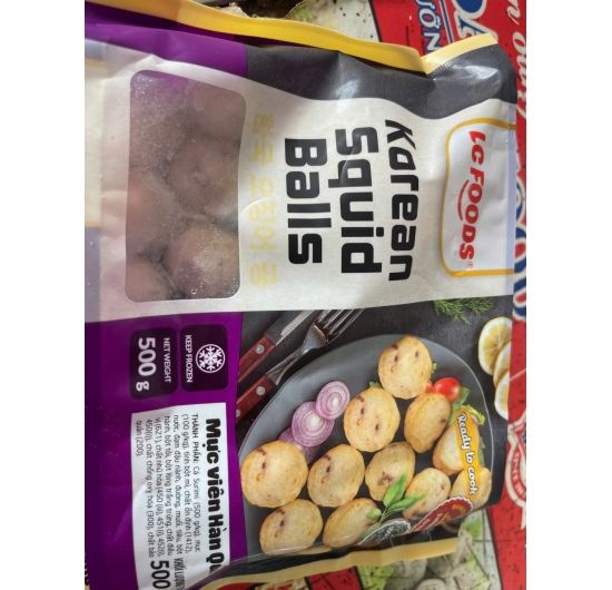 Mực viên hàn quốc