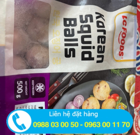 Mực viên hàn quốc